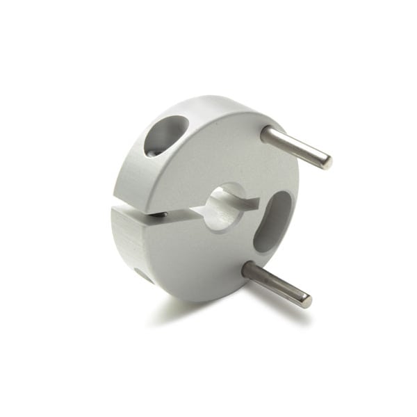 Ruland CntrlFlx Cplng Hub, Double, Bore 0.375", OD0.984", Aluminum, CPTD16-6-A CPTD16-6-A - main